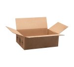 Caisse américaine kraft brun simple cannelure L 31 x l 22 x H 10 cm