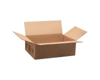 Carton Caisse américaine kraft brun simple cannelure L 31 x l 22 x H 10 cm