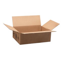 Carton Caisse américaine kraft brun simple cannelure L 31 x l 22 x H 10 cm