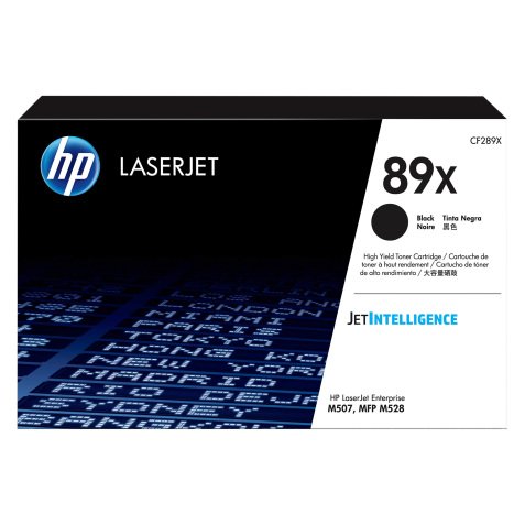 HP 89X - CF289X toner high capacity black for laser printer