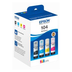 Pack 4 inktflessen 104 EPSON ecotank