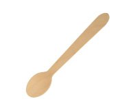 Löffel aus Holz L 110 mm - Packung mit 100 Stück