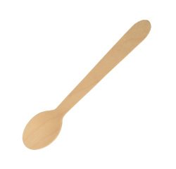 Cuillère en bois L 110 mm - Paquet de 100