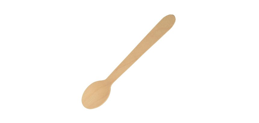Cuillère en bois L 110 mm - Paquet de 100