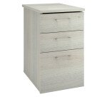 Mobile drawer cabinet wood at desk height Ecla 60 cm 3 drawers