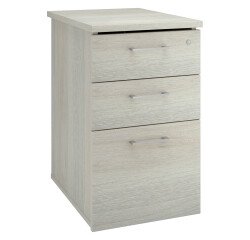 Houten mobiele ladeblok op bureauhoogte  Ecla  60 cm 3 laden