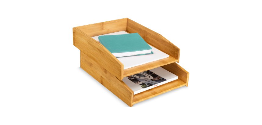 Juego 2 bandejas de Bambú Cep Silva Bambú