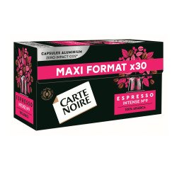 Capsules de café Carte Noire Intense N° 9 - Boîte de 30