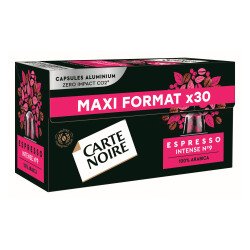 Koffiecapsules Carte Noire Intens nr. 9 - doos van 30 stuks