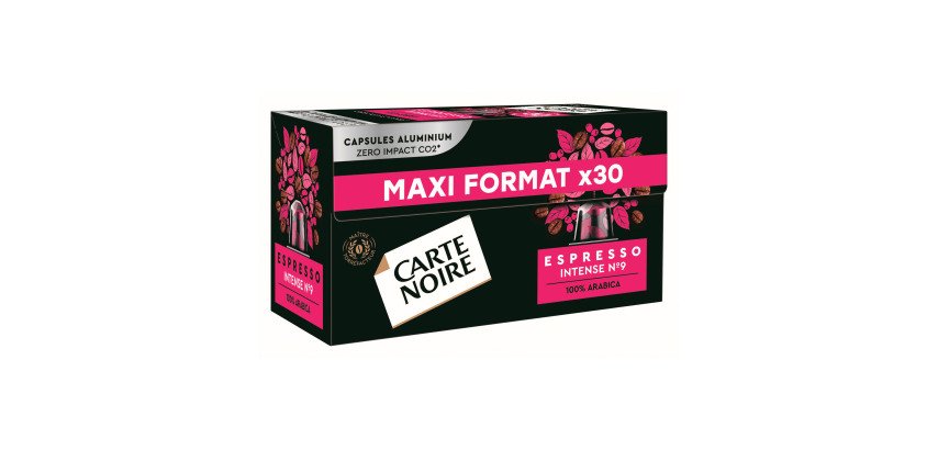 Capsules de café Carte Noire Intense N° 9 - Boîte de 30