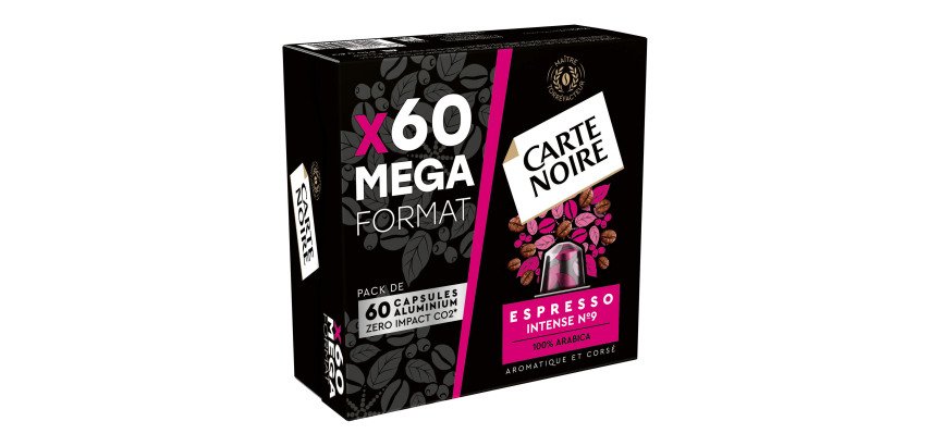 Coffee capsules Carte Noire Intense N° 9 - Box of 60