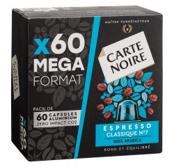 Kaffeekapseln Carte Noire Klassik N° 7 - Packung mit 60