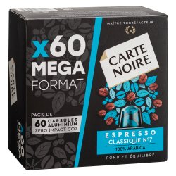 Koffiecapsueles Carte Noire Klassiek nr. 7 - doos van 30 stuks