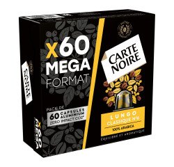 Kaffeekapseln Carte Noire Lungo Klassik N° 6 - Packung mit 60