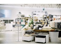 Poster stand on foot A3 Info Stand Basic Durable