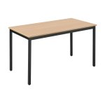 Pack 1 Multi-purpose eco table L 120 x W 60 cm beech / anthracite leg purchased = 1 table offered
