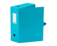 Boîte de classement plastique Essentiel Viquel dos 10 cm couleur bleu