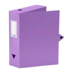 Boîte de classement plastique  Essentiel Recycle Viquel dos 8 cm couleurs tendance