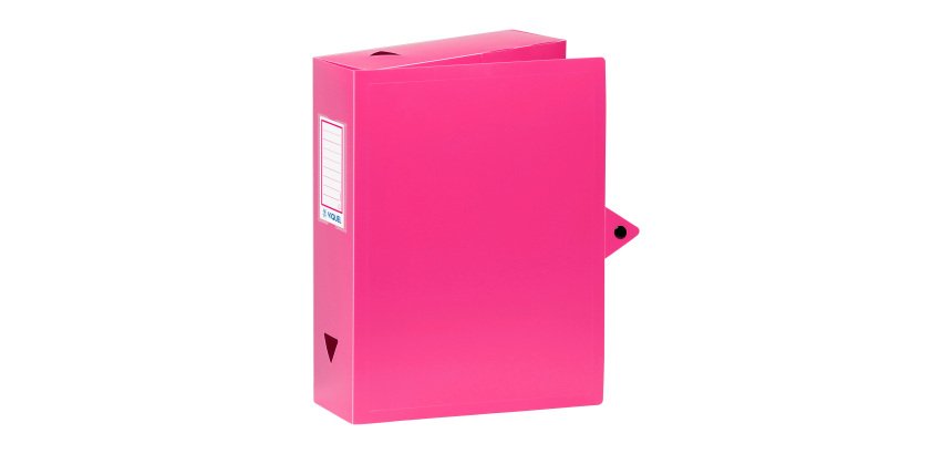 Boîte de classement plastique  Essentiel Recycle Viquel dos 8 cm couleurs tendance