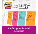 Notes lignées Post-it 102 x 152 mm - bloc de 45 feuilles