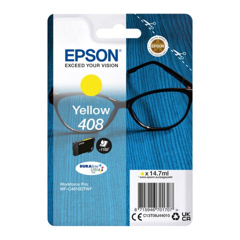 Epson 408 (C13T09J44010) Cartucho original amarillo (1100 páginas)