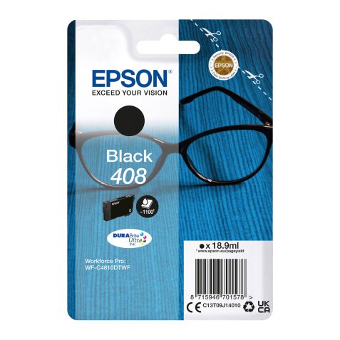 Epson 408 ( C13T09J14010) Cartucho negro original inkjet (1100 páginas)