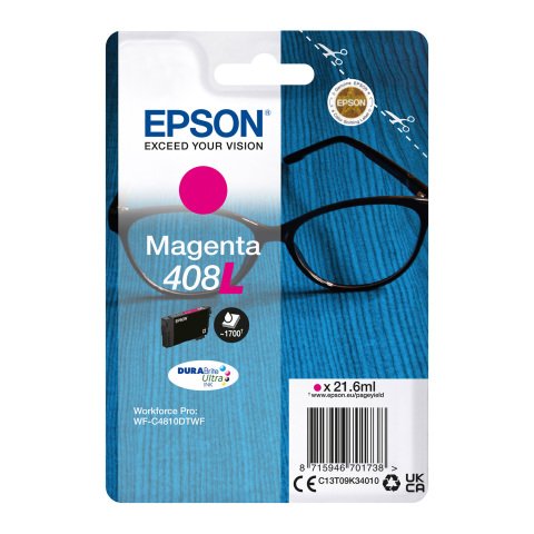 Epson 408 XL (C13T09K34010) Cartucho Original magenta