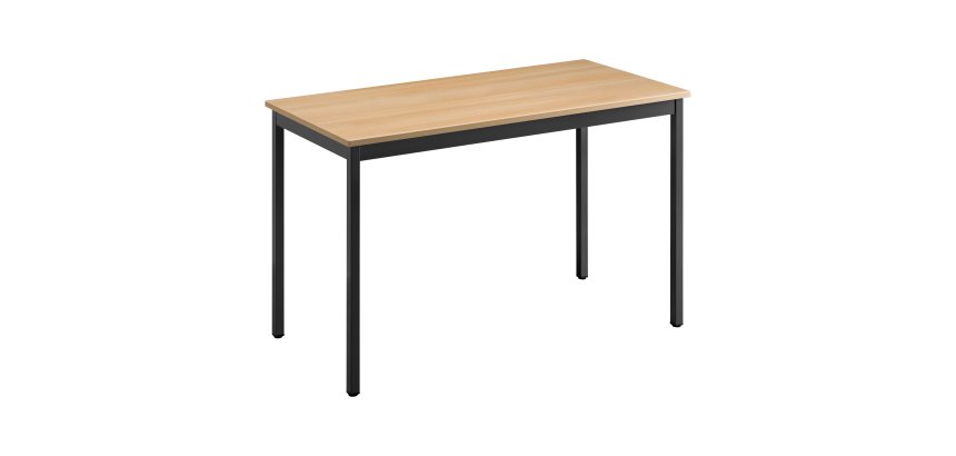 Table multi-usages chêne clair L 120 x P 60 cm - Éco