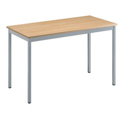 Table multi-usages chêne clair L 120 x P 60 cm - Éco