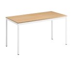 Table multi-usages chêne clair L 140 x P 70 cm - Éco