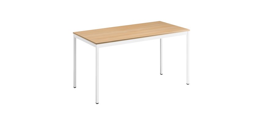 Table multi-usages chêne clair L 140 x P 70 cm - Éco