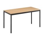Table multi-usages chêne clair L 140 x P 70 cm - Éco