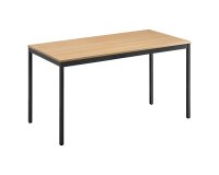 Table multi-usages chêne clair L 140 x P 70 cm - Éco