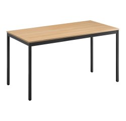 Table multi-usages chêne clair L 140 x P 70 cm - Éco