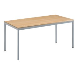 Table multi-usages chêne clair L 160 x P 80 cm - Éco