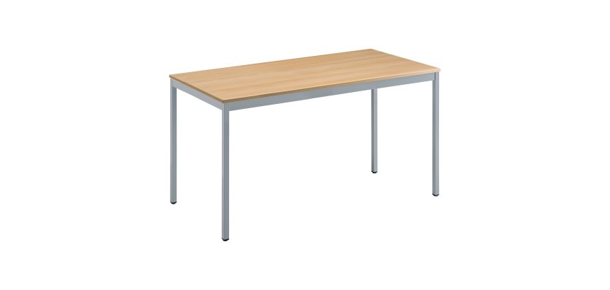 Table multi-usages chêne clair L 140 x P 70 cm - Éco