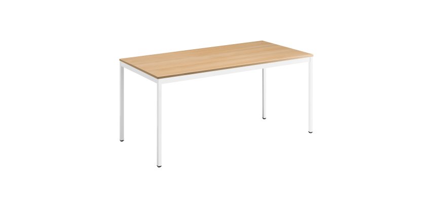 Table multi-usages chêne clair L 160 x P 80 cm - Éco