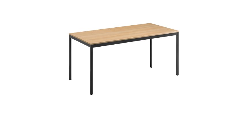Table multi-usages chêne clair L 160 x P 80 cm - Éco