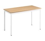 Table multi-usages chêne clair L 120 x P 60 cm - Éco