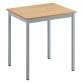 Table multi-usages chêne clair L 70 x P 60 cm - Éco