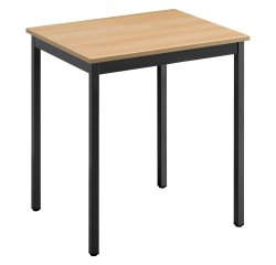 Table multi-usages chêne clair L 70 x P 60 cm - Éco