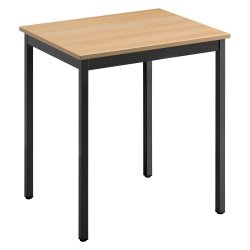 Table multi-usages chêne clair L 70 x P 60 cm - Éco