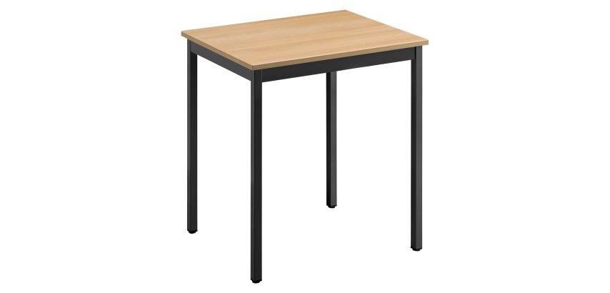 Table multi-usages chêne clair L 70 x P 60 cm - Éco