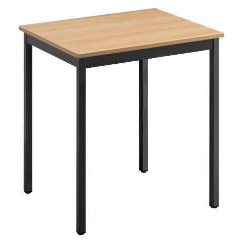 Mesa multiuso Eco roble claro An 70 x Fon 60 cm patas negras