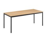 Table multi-usages chêne clair L 180 x P 80 cm - Éco