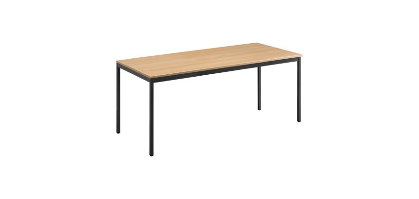 Table multi-usages chêne clair L 180 x P 80 cm - Éco