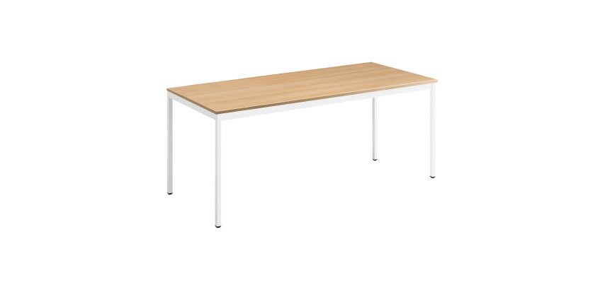Table multi-usages chêne clair L 180 x P 80 cm - Éco