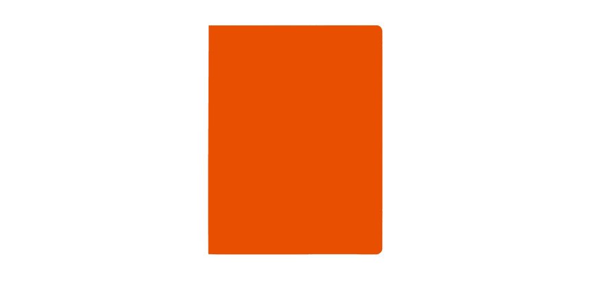 Subcarpetas de cartulina reciclada GIO 185 gr tamaño A4 (31,5 x 23,5 cm) Paquete de 50 naranja