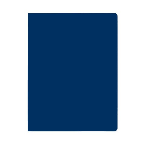Subcarpetas de cartulina reciclada GIO 185 gr tamaño A4 (31,5 x 23,5 cm) Paquete de 50 azul