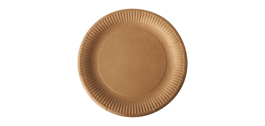 Assiette en carton Ø 23 cm Pure - Lot de 100
